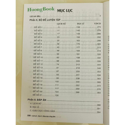 Sách - Bộ Đề Thi Tổ Hợp Trung Học Phổ Thông Khoa Học Xã Hội - Hồng Ân