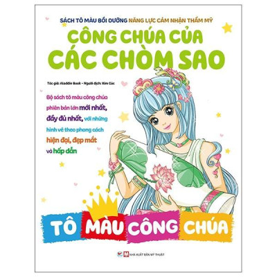 Sách - Bồi Dưỡng Năng Lực Cảm Nhận Thẩm Mỹ - Tô Màu Công Chúa - Chọn Lẻ 6 Chủ Đề - Tân Việt Books