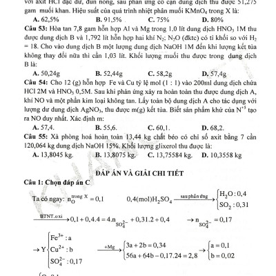 99 Giải Chi Tiết Đề Thi Thử THPT Quốc Gia Hóa Học - Quyển 2