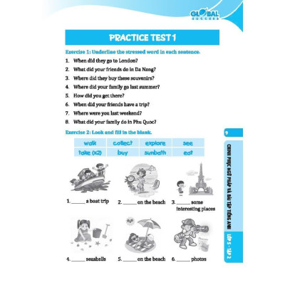 Sách - Global Sccess - Chinh Phục Ngữ Pháp Và Bài Tập Tiếng Anh Lớp 5 - Có Đáp Án - Tập 2 - Minh Thắng