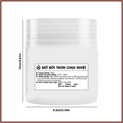 Mỡ trắng bôi trơn giảm chấn, Grease chống rỉ sét. giảm tiếng cọt kẹt trên ô tô kèm chổi quét