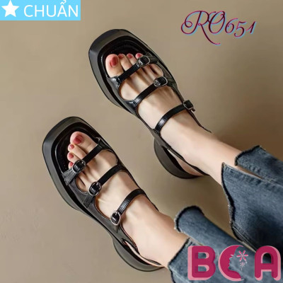 Sandal bánh mì nữ 4 phân RO651 ROSATA tại BCASHOP thiết kế trẻ trung, năng động và độc đáo thể hiện cá tính cô nàng