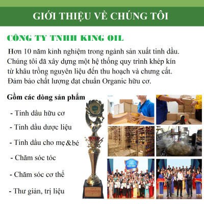 Tinh dầu hoa ngũ sắc (hoa cỏ hôi, hoa cứt lợn, hoa ngũ vị) nguyên chất từ thiên nhiên, xông phòng, khử mùi, thơm phòng, đuổi muỗi - KingOil