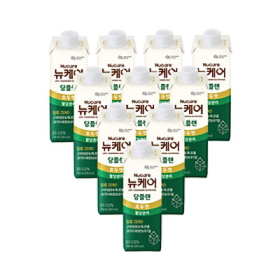 Set 10 hộp Sữa dinh dưỡng Nucare dành cho người tiểu đường 200ml Daesang Wellife NUCARE Glucose Plan