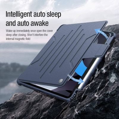 Bao da kèm kệ xoay 360 Nillkin Bumper SnapSafe Magnetic cho Pad Gen 10 2022 - Hàng chính hãng