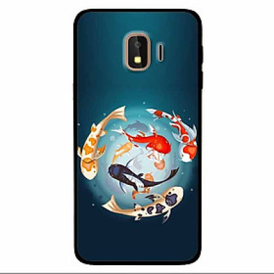 Ốp lưng in cho Samsung J2 Core Mẫu Koi Vây Quanh