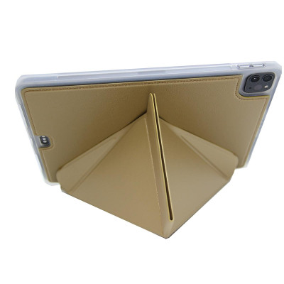 Bao Da Cao Cấp Dành Cho iPad Pro 11 inch M4 2024 / Ipad Pro 13 inch M4 2024Chính Hãng Onjess Lưng Silicon Chống Sốc, Gấp Dựng Đứng Và Ngang Tiện Lợi - Hàng Chính Hãng