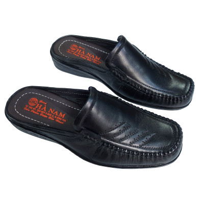 Dép bít mũi nam da bò thật HÀ NAM cao cấp GSB2049