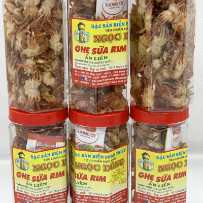 Đặc sản Phan Thiết - Ghẹ Sữa Rim Hộp (Gói) 200 Gram Đã Chế Biến Ăn Liền Ngon Ơi Là Ngon. Hạn Sử Dụng 12 Tháng Kể Từ Ngày Đặt Hàng - OCOP 4 Sao