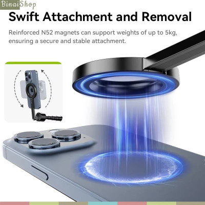 Ulanzi MG-002 / MG-003 - Tripod MiNi Có MagSafe N52, Bluetooth Remote, Hỗ Trợ Xoay 360 Độ Cho Điện Thoại - Hàng Chính Hãng