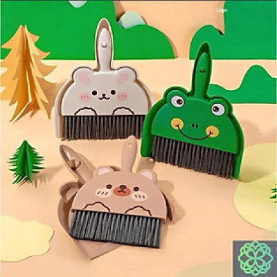 Bộ chổi quét bàn thờ - Bộ chổi mini quét hót rác bàn máy tính, bàn ăn hình cute