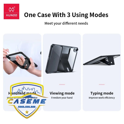 Ốp Lưng Chống Sốc XUNDD Dành Cho iPad Air 4/5 - Tích Hợp Giá Đỡ - Hàng Chính Hãng