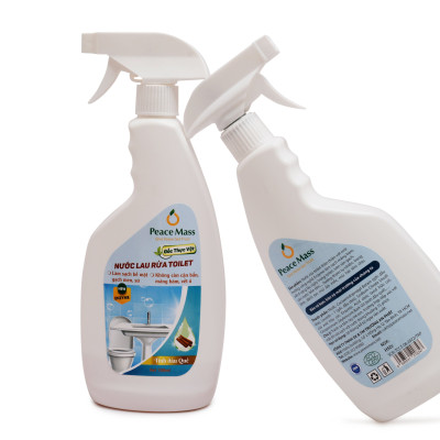 Combo TLC1 Peace Mass Nước Lau Rửa Toilet Gốc Thực Vật700ml + Nước Lau Kính Gốc Thực Vật 700ml (Thuộc nhóm Sản phẩm Lành tính Sinh học)