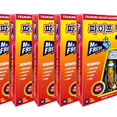 Combo 8 hộp 16 gói bột thông tắc làm sạch đường ống Hàn Quốc (100g/gói)