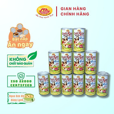 Cháo sen bát bảo 0 đường Minh Trung 365g - CSBB 0 Đường 12 (combo 12 lon)