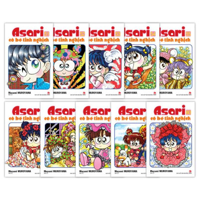 Combo Manga - Asari - Cô Bé Tinh Nghịch: Tập 51 - 60 (Bộ 10 Cuốn)