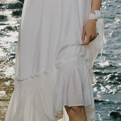 Đầm Midi Hai Dây Mây DRE192 thời trang thiết kế Hity