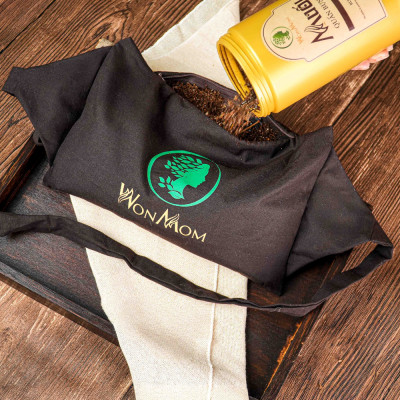 Combo muối quấn bụng + đai quấn muối Wonmom