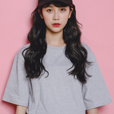 Áo thun nữ cotton cổ tròn trơn basic, phong cách tối giản nhẹ nhàng HB03