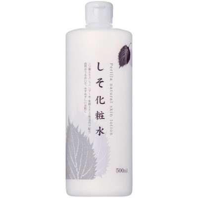 Toner Se Khít Lỗ Chân Lông Chiết Xuất Từ Lá Tía Tô Và Lá Diếp Cá Chinoshio Natural Skin Lotion (Chai 500 mL)