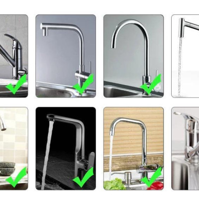 Đầu Vòi Xoay 360 Độ Dây Inox Có 2 Chế Độ Bật Nước