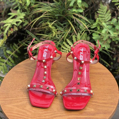 Sandal cao gót nữ quai đính đá hot trend  trẻ trung năng động 20742