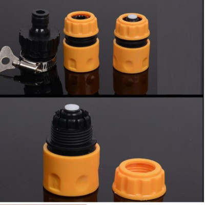  Bộ dây vòi xịt nước rửa xe, tưới cây . tăng áp 3 lần, loại 15m 206236 đầu đồng, cút,nối đen