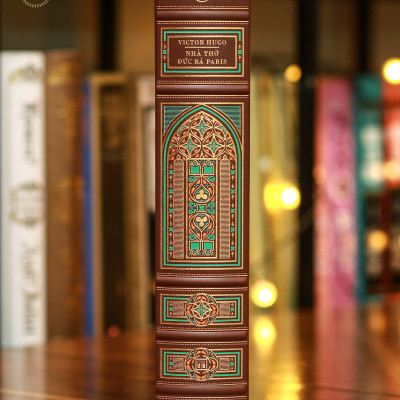 [bìa da microfiber_màu nâu] (S500 ấn bản giới hạn) NHÀ THỜ ĐỨC BÀ PARIS - Victor Hugo – Đông A