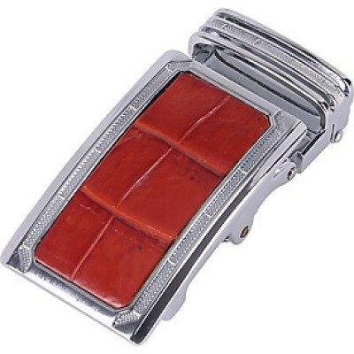 Đầu Khóa Da Cá Sấu 3,5 Phân Đầu Trắng Huy Hoàng HT9212 - Nâu Đỏ