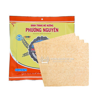 [ Combo 20 gói ] Bánh Tráng Mè Nướng Phương Nguyên 75g