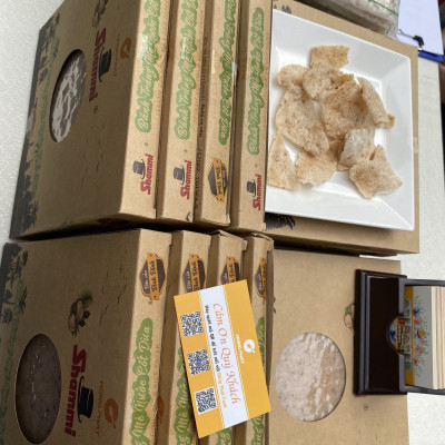 [Đặc sản Bình Định] Bánh tráng nước dừa hình tròn 500g /gói (Bánh tráng nướng mè nước cốt dừa Shammi siêu ngon)