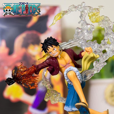 Mô Hình Luffy Gear 2 18CM Hỏa Quyền Mô hình One Piece Cao Cấp, Figure Mô Hình Anmie One Piece Luffy Vua Hải Tặc