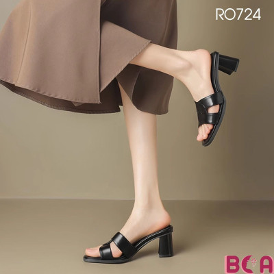 [TÔN DÁNG - KHÔNG ĐAU CHÂN] Giày Nữ Thoải Mái Đi Làm Cao 7cm RO724 ROSATA tại BCASHOP