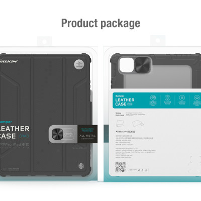 Bao da dành cho iPad iPro 11 inch (2020) hàng chính hãng Nillkin Bumper Leather có nắp bảo vệ camera
