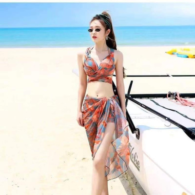 Bikini Đùi Kèm Khăn Lưới Quyến Rũ