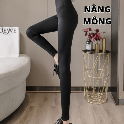 Quần Legging Cạp Siêu Cao Siêu Co Giãn Chất Đẹp Hàng Loại 1 Nâng Mông Tôn Dáng Dấu Bụng