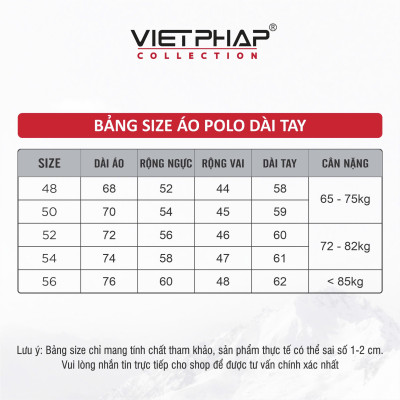 Áo Polo Nam VIỆT PHÁP Form Luxury - Thun 4 Chiều Sọc Túi Dài Tay, lịch lãm, sang trọng 36191