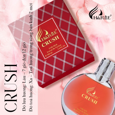 Nước Hoa Nữ CHARME CRUSH - 100m Lưu Hương Lâu Phong Cách Nữ Tính, Tươi Mát, Dịu Dàng - Nước Hoa Chính Hãng