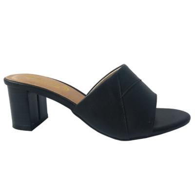 Dép Cao Gót Nữ Da Bò BIGGBEN Cao 5 Phân DCG49