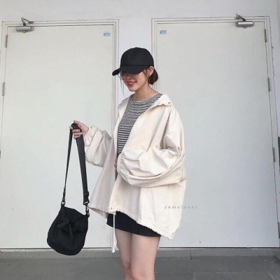 Áo khoác kaki ulzzang mịn mát  