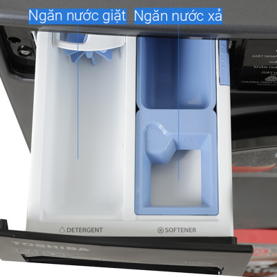 Máy giặt Toshiba Inverter 10.5 kg TW-T25BU115MWV(MG) - Hàng Chính Hãng - Chỉ giao HCM