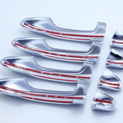 Bộ 4 Ốp Trang Trí Tay Cửa Cho Xe Kia Morning 2012-2018