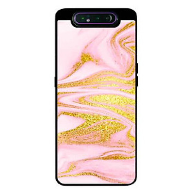 Ốp Lưng Dành Cho Samsung A80 mẫu NỀN ĐÁ HOA 8 - Hàng Chính Hãng
