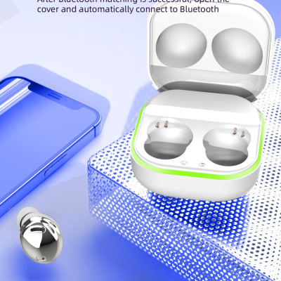 CINCATDY Tai Nghe Bluetooth Earbuds Gaming Headset True Wireless Headphone Dock Sạc có Led Báo Pin Kép S190