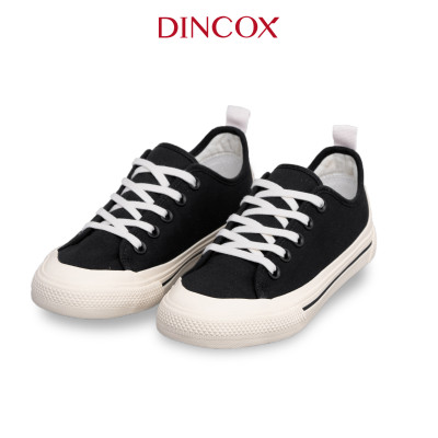 Giày Sneaker Vải Nữ DINCOX C20 Nữ Tính Sang Trọng Black