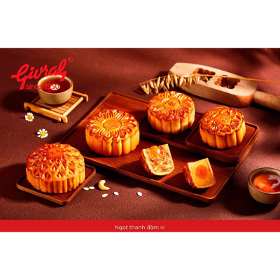 Hộp 2 Bánh Trung Thu Givral Song An 3 (150gr)