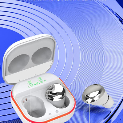 CINCATDY Tai Nghe Bluetooth Earbuds Gaming Headset True Wireless Headphone Dock Sạc có Led Báo Pin Kép S190