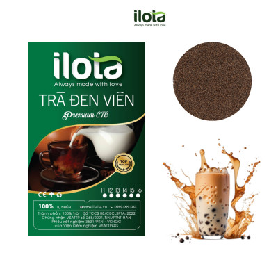 Trà Đen Viên (hồng trà) Premium CTC ILOTA nguyên chất cao cấp 500g