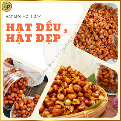 ĐẬU PHỘNG RANG TỎI ỚT TÂN LỘC PHÁT - COMBO 1KG - MỖI BỊCH 500G [ MẪU MỚI ]