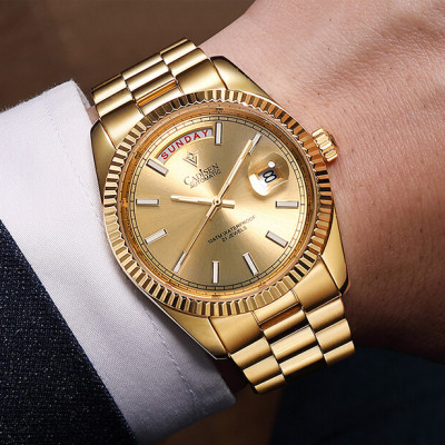 Đồng Hồ Nam Cadisen C8215M2 Chính Hãng Full Box Chống Nước Kính Chống Xước Dây Thép BH 2 Năm Máy Cơ